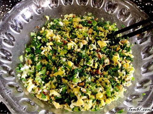 【香菇青菜素锅贴】