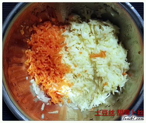 【玉米粒土豆饼】