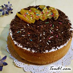 巧克力碎奶油蛋糕的做法