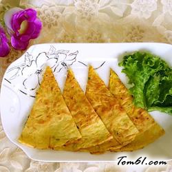 南瓜鸡蛋饼的做法2