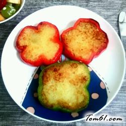 彩椒土豆泥饼的做法