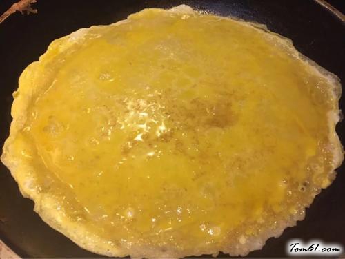 【火腿肠鸡蛋卷饼】