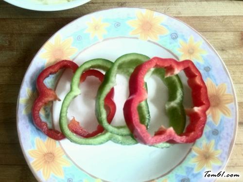 【彩椒土豆泥饼】