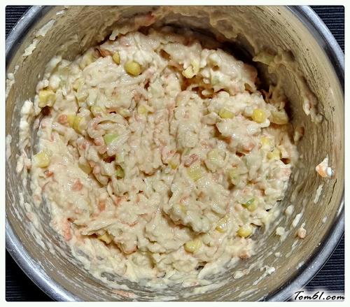 【玉米粒土豆饼】