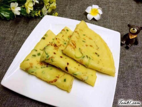 【黄瓜葱花鸡蛋饼】