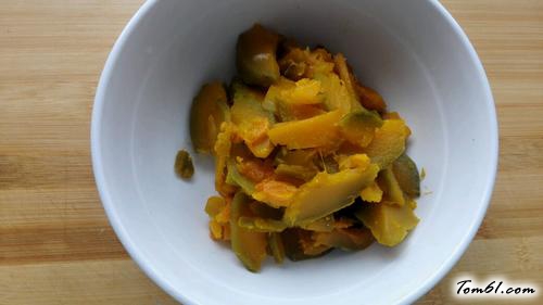 【南瓜肉松面包（无黄油)】