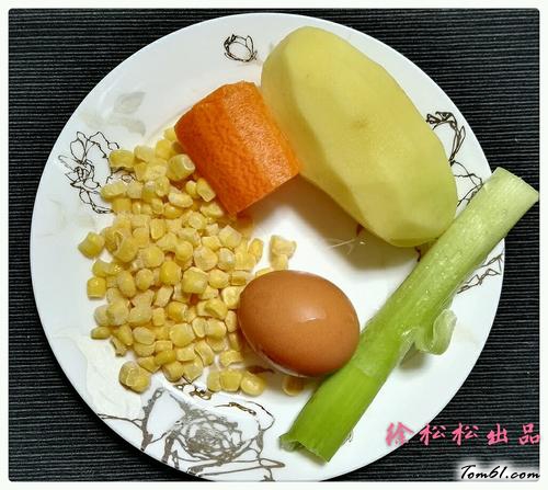 【玉米粒土豆饼】