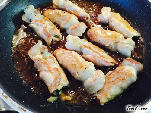 【紫苏芝士猪肉卷】