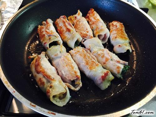 【紫苏芝士猪肉卷】