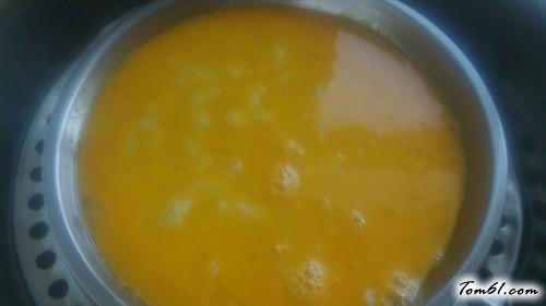 【鸡肉黄蛋蒸糕】