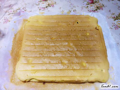 【蓝莓奶油蛋卷】