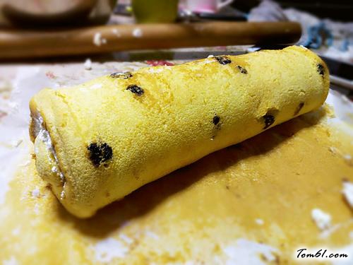 【蓝莓奶油蛋卷】