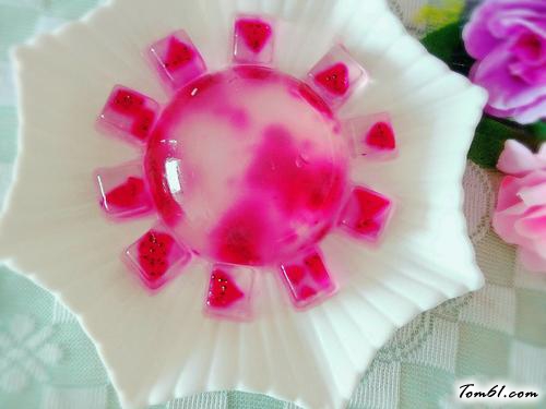 【火龙果水信玄饼】