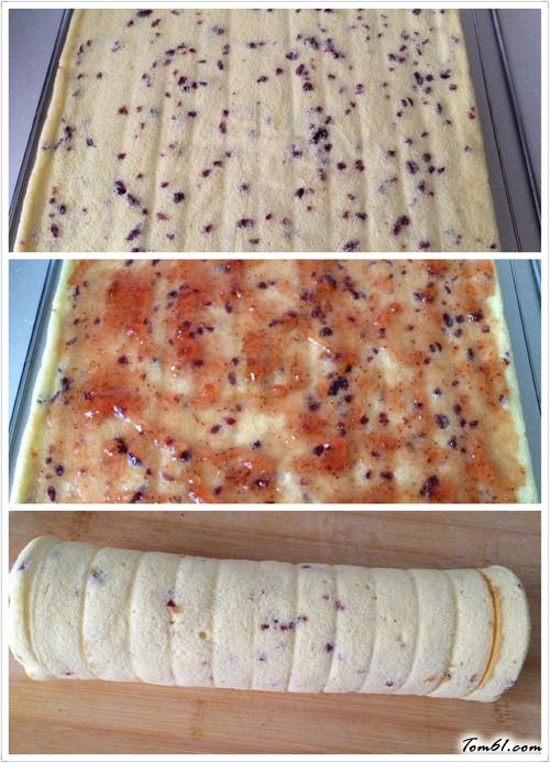 【蔓越莓蛋糕卷】