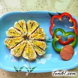 双色厚蛋烧的做法