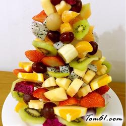 水果圣诞树的做法