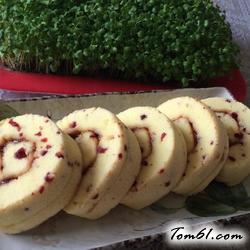 蔓越莓蛋糕卷的做法