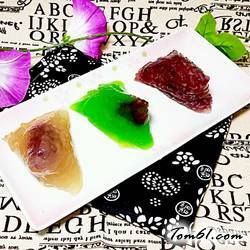 西米紫薯粽子的做法