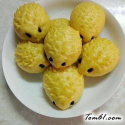 南瓜刺猬馒头的做法