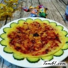 蓝莓酱卷心菜饼的做法