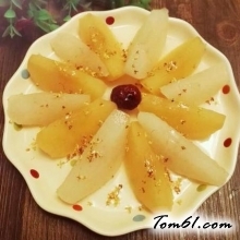 桂花苹果梨的做法