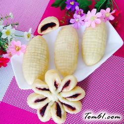 玉米豆沙饼的做法