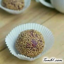 紫薯麻球的做法