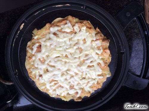 【海虾蔬菜披萨饼】