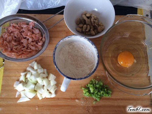 【海虾蔬菜披萨饼】