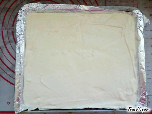 【蓝莓椰丝蛋糕卷】