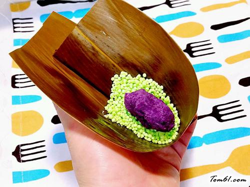 【西米紫薯粽子】