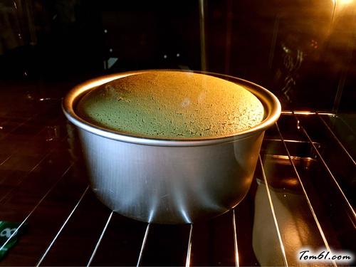 【抹茶戚风蛋糕】