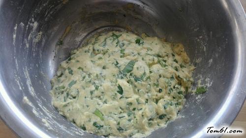 【玉米面菜饼子】