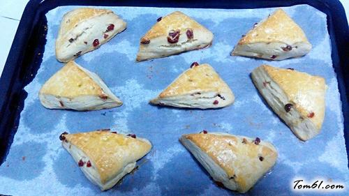 【蔓越莓全麦司康】