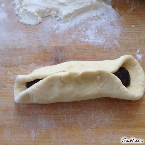 【玉米豆沙饼】