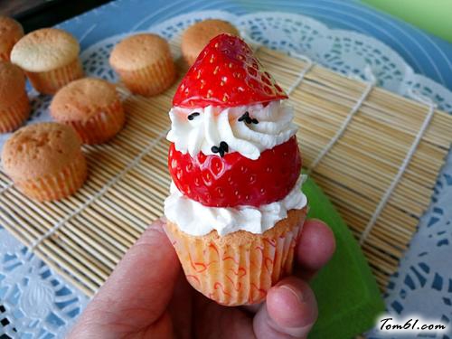 【圣诞草莓迷你蛋糕】