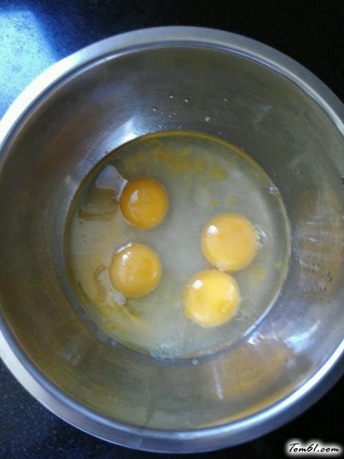 【原味大米戚风蛋糕】