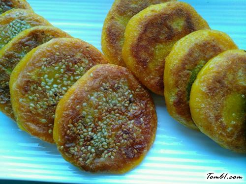 【南瓜糯米饼】