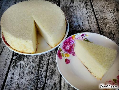 【原味大米戚风蛋糕】