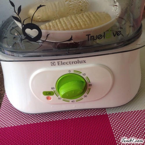 【玉米豆沙饼】