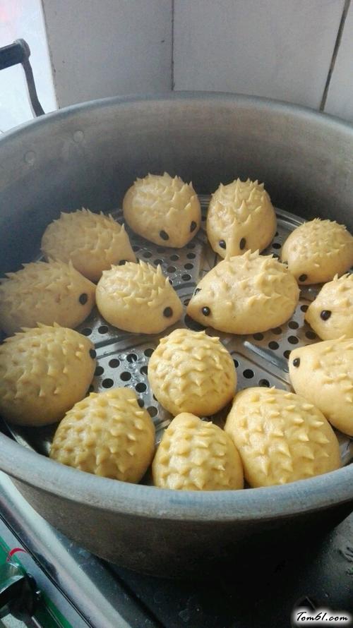 【南瓜刺猬馒头】