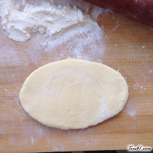 【玉米豆沙饼】