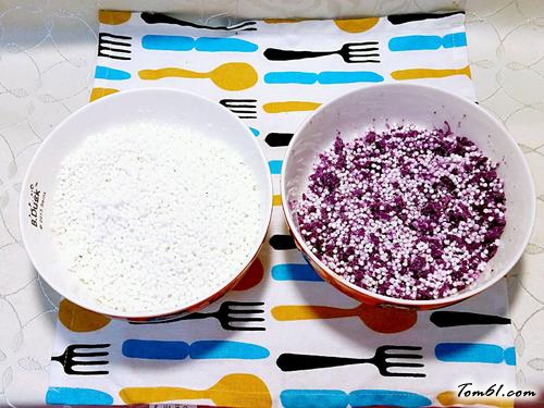 【西米紫薯粽子】