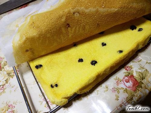 【蓝莓奶油蛋卷】