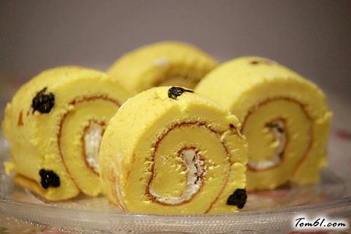 【蓝莓奶油蛋卷】