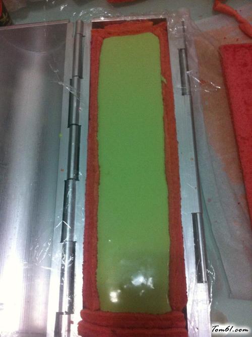 【蜜豆抹茶红丝绒蛋糕卷】
