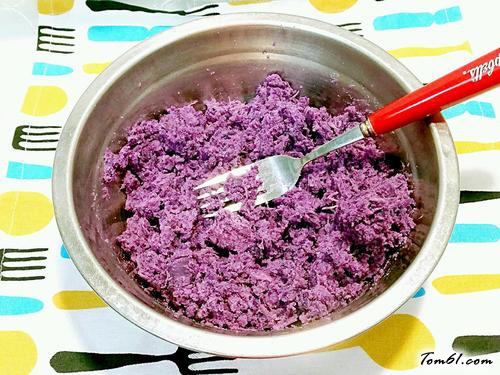 【西米紫薯粽子】