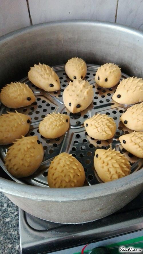 【南瓜刺猬馒头】