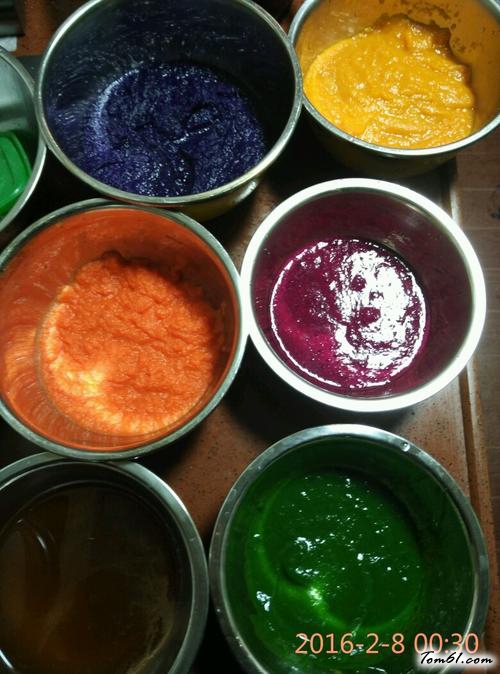 【彩色糯米饭】