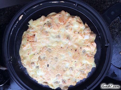 【海虾蔬菜披萨饼】